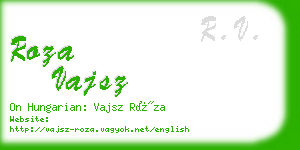 roza vajsz business card